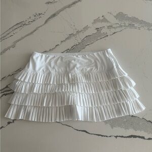 Lucky in Love Tiered Ruffle tennis skirt (Mon Amie)